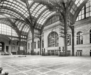 Fig. 3.16: Interior of the original Penn Station by McKim, Mead, and White