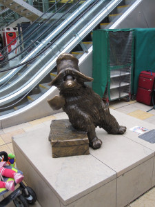 Fig. 4.33: Paddington Bear sculpture at Paddington Station, London