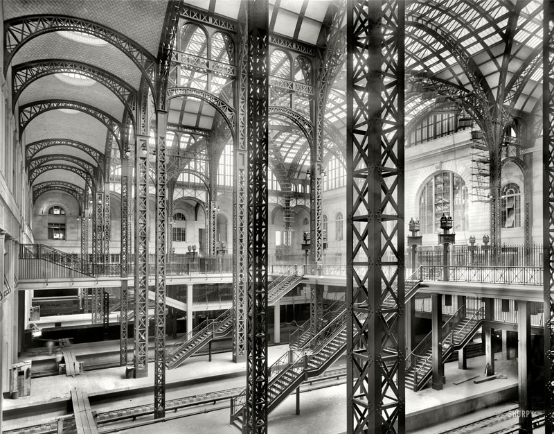 Fig. 7.09: The former train shed at Penn Station